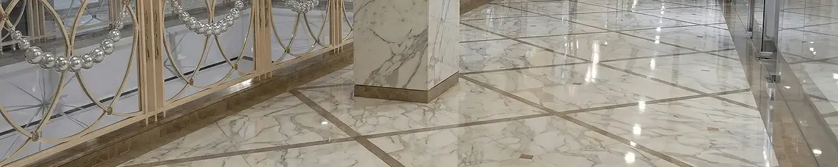 Beautiful marble floor professionally installed in Gilbert, AZ